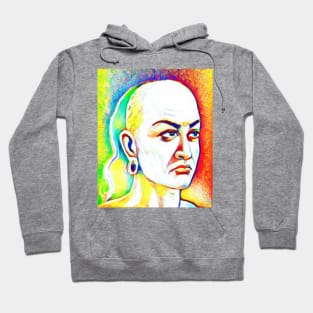 Chanakya Colourful Portrait | Chanakya Artwork 11 Hoodie